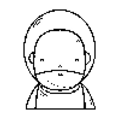 çizgi adam sakal tarzı ve t-shirt vektör çizim elbise