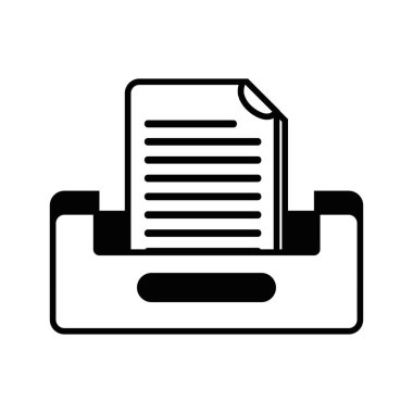 kontur buciness dosya dolabı tasarlamak vektör belge