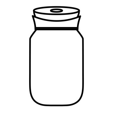 satır şeffaf kristal şişe nesne tasarlamak vektör