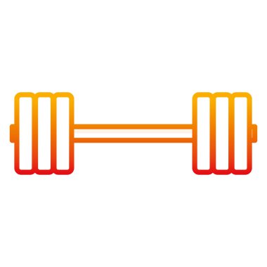 çizgi ağırlığı nesnesi sağlıklı faaliyet ve yaşam tarzı vektör çizim bozulmuş