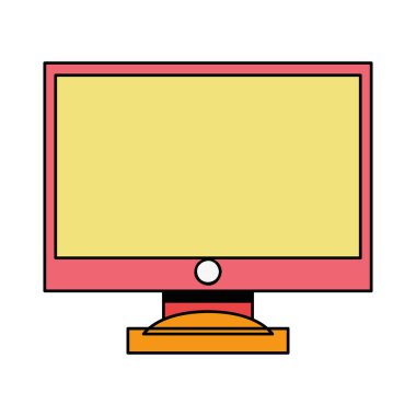 renk bilgisayar ekran elektronik teknoloji vektör çizim