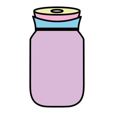 renk şeffaf kristal şişe nesne tasarlamak vektör