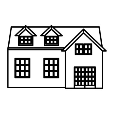 pencere ve kapı tasarlamak vektör hat ev ikamet