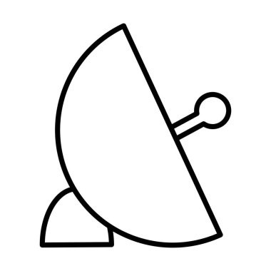 çizgi elektronik anten iletişim medya teknoloji vektör çizim