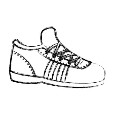 egzersiz atlet vektör çizim eğitim grunge spor spor ayakkabı