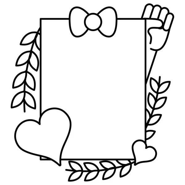 Эмблема Линии Векторной Иллюстрацией Празднования Женского Дня — стоковый вектор