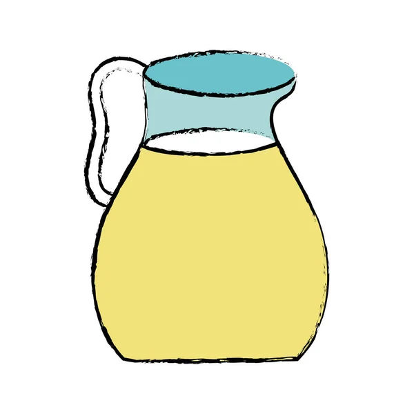涂鸦美味的果汁罐营养饮料矢量插图 — 图库矢量图片