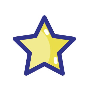 gökyüzü simge vektör tasarlamak parlak yıldız