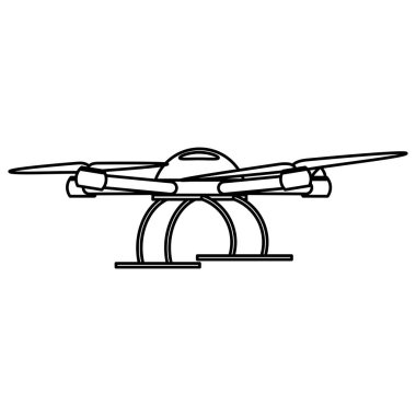 satır dron robot uzaktan kumanda teknoloji vektör çizim ile