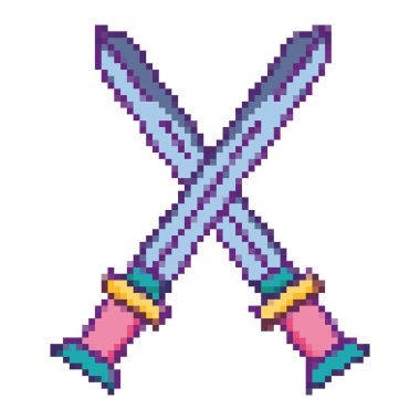 vektör çizim video oyunu Ortaçağ çelik kılıç silah