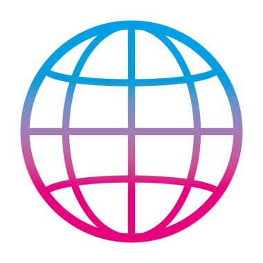 bozulmuş çizgi dijital küresel ağ bağlantısı teknoloji vektör çizim