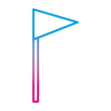 satır olay bayrak dekorasyon mutlu kutlama vektör çizim için bozulmuş