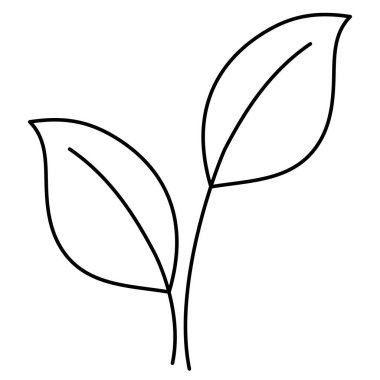 satır egzotik doğa bitki tasarlamak vektör yaprak