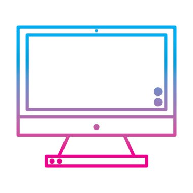 Basit bilgisayar kutsal kişilerin resmi. Vektör çizim