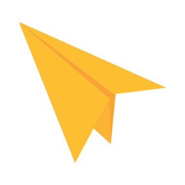 origami kağıt uçak nesne tasarlamak vektör