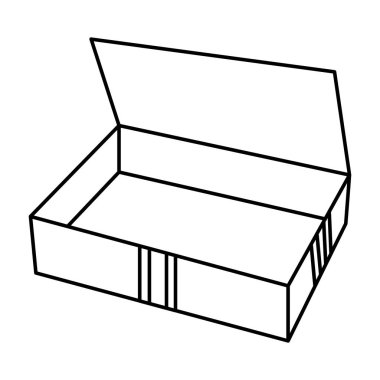 satır mevcut hediye kutusu dekorasyon olay vektör çizim ile