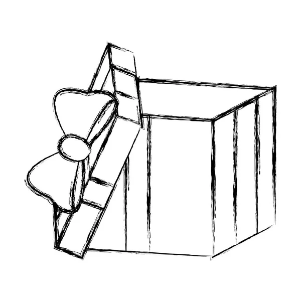 Δώρο Κουτί Υπάρχει Εικονίδιο Εικονογράφηση Διάνυσμα — Διανυσματικό Αρχείο