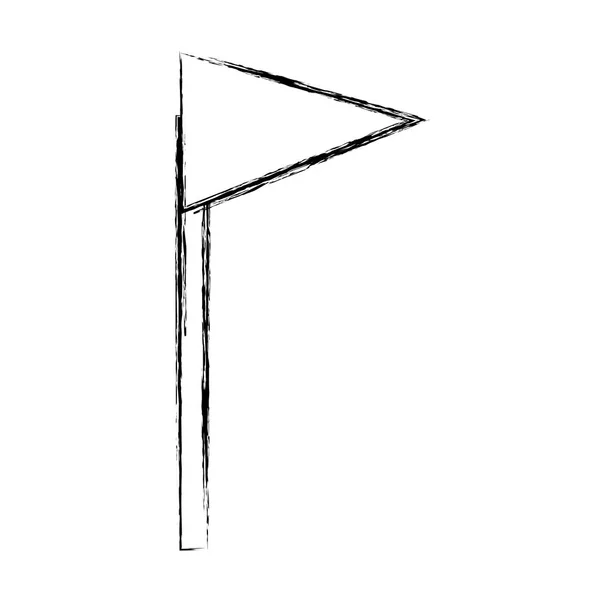 Grunge Événement Drapeau Décoration Heureuse Célébration Illustration Vectorielle — Image vectorielle