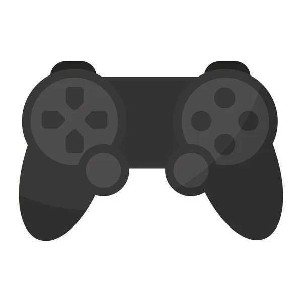 Videogame Controller Spela Konsolen Objekt Vektorillustration — Stock vektor