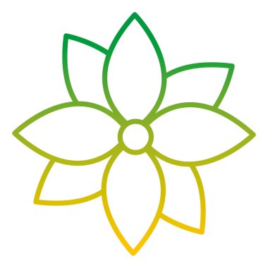 bozulmuş hattı Doğa Çiçek güzel patals tasarım vektör çizim ile