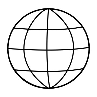 çizgi dijital küresel ağ bağlantısı teknoloji vektör çizim