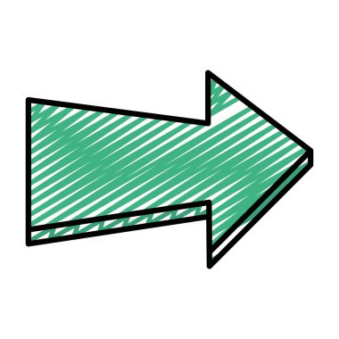 piktogram ok simgesi yön simge vektör çizim doodle