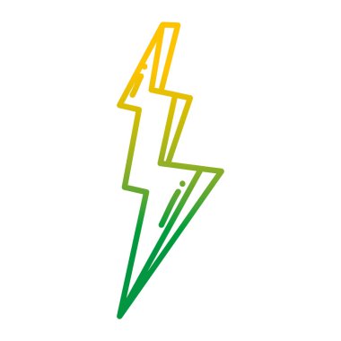 satır gök gürültüsü hava güç tehlike vektör çizim iz bozulmuş