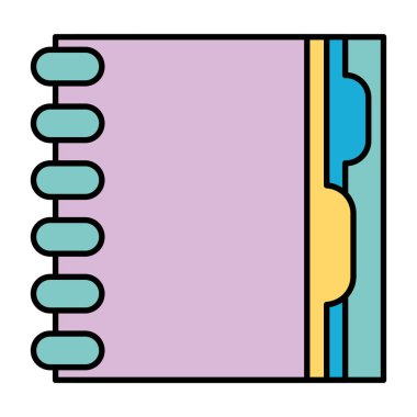 renk eğitim defter bilgi nesne tasarım vektör çizim