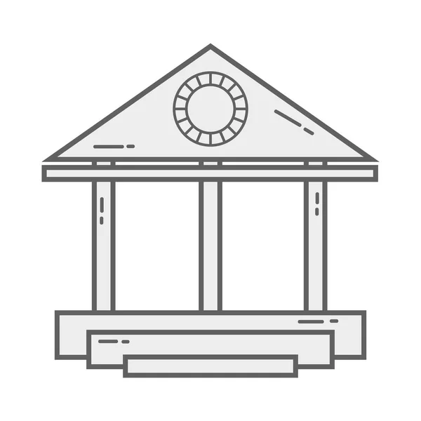 Ligne Économie Banque Finance Avec Monnaie Argent Vecteur Illustration — Image vectorielle