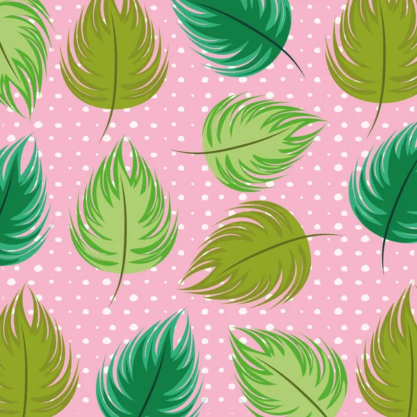 Leaves colorful pattern background vector illustration graphic design