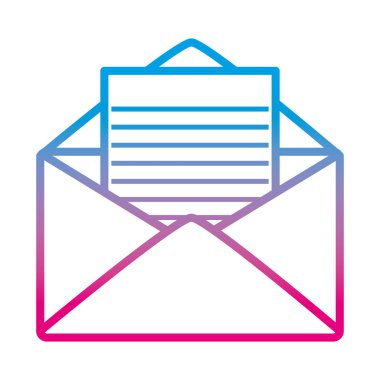 satır mektup belge metin iletisi bilgi vektör çizim ile bozulmuş