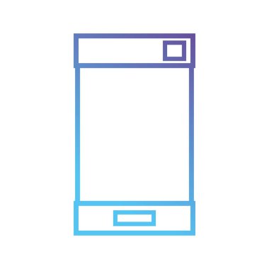 satır smartphone elektronik teknoloji vektör çizim iletişim kurmak için