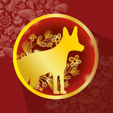 mutlu yeni yıl kutlama Asya geleneği vektör çizim için