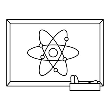 satır yazı tahtası çerçeve tasarım okulu eğitim vektör çizim için