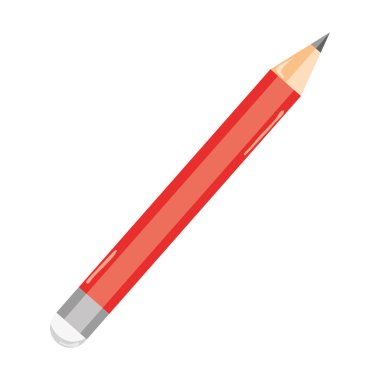 kalem okul nesnesine çizim ve yazma vektör çizim