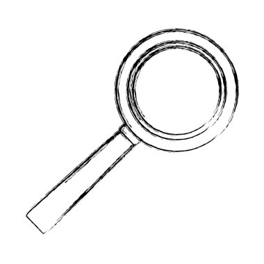 grunge Büyüteç optik araç vektör çizim aramak için