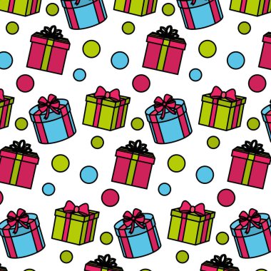 renk şerit yay ile sunar ve arka plan vektör çizim puan