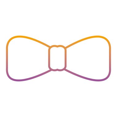 bozulmuş satır şerit yay aksesuar dekorasyon tasarım vektör çizim için