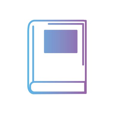 kontur kitap okul aracı tasarlamak vektör