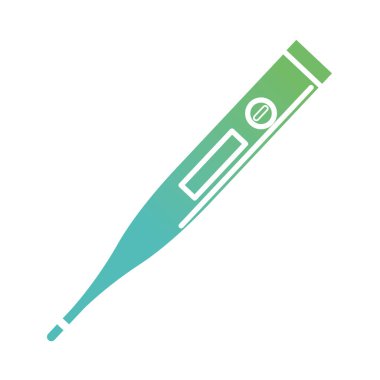 sıcaklık göstergesi vektör çizim nesnesine kontur termometre