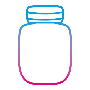 bozulmuş satır şirin temiz şişe cam nesne vektör çizim