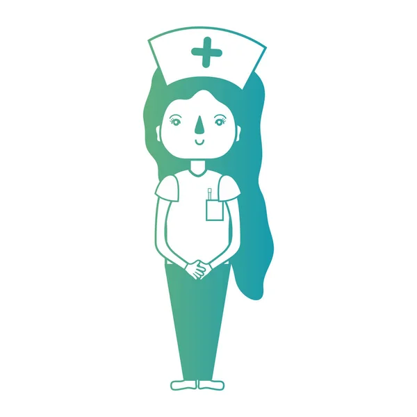 สายพยาบาลหญ เคร องแบบและการออกแบบสไตล ภาพเวกเตอร — ภาพเวกเตอร์สต็อก