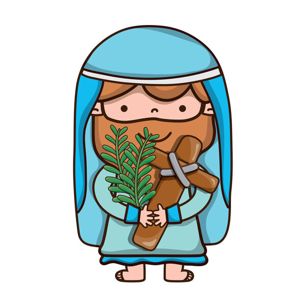 Господи Иисусе. Векторная иллюстрация
