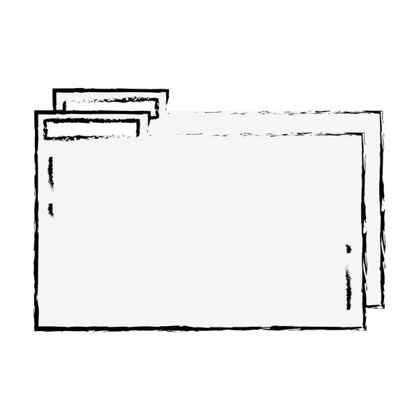 Fichier Dossier Figure Pour Enregistrer Des Informations Documents Pour Archiver — Image vectorielle