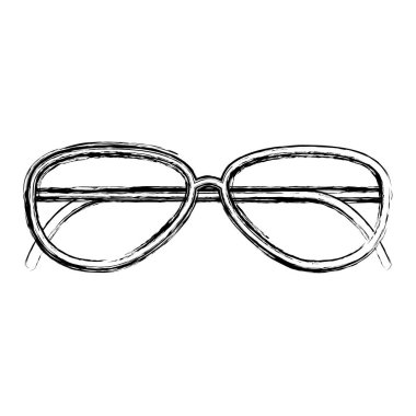 Grunge optik otlar nesne çerçevesi stil vektör çizim ile