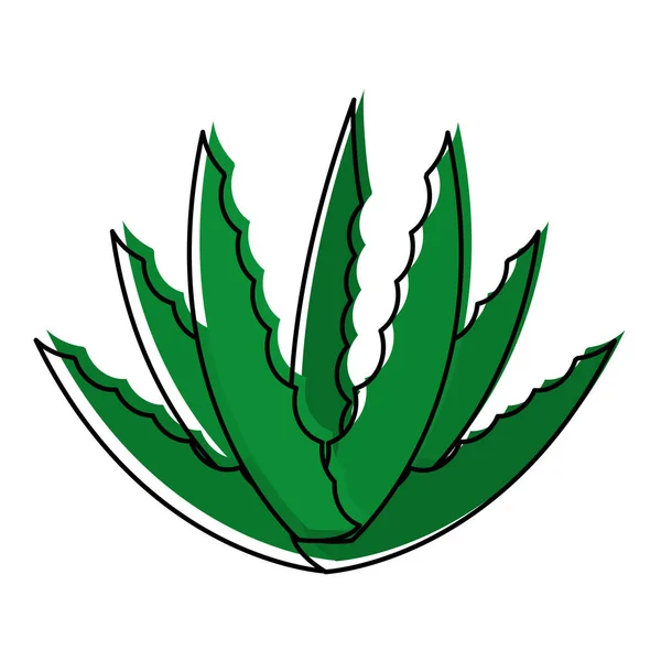 移動色自然植物植物植物の葉ベクター イラスト — ストックベクタ