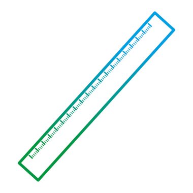 bozulmuş satır eğitim cetvel okul aracı tasarım vektör çizim