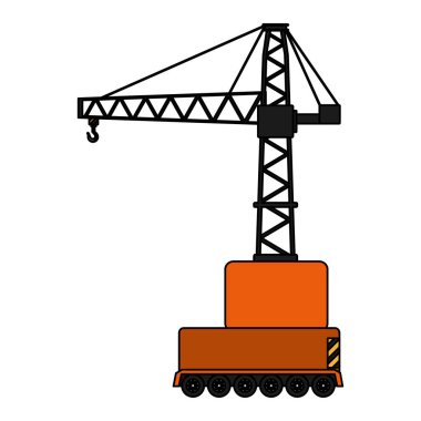 yan kentsel makaralar inşaat nesne vektör çizim renk