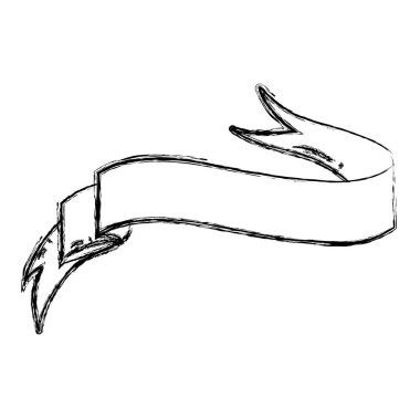 Grunge sanat şerit tarzı dekorasyon nesne vektör çizim