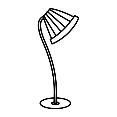 satır modern ofis lamba nesne Resepsiyon vektör çizim